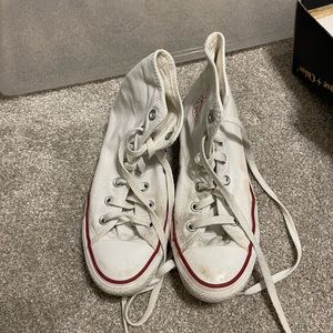 Converse high top canvas shoes